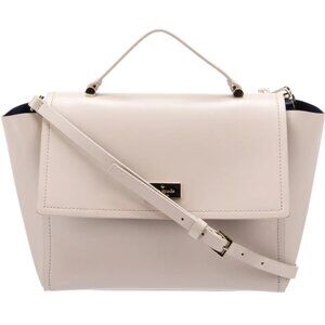 Kate Spade Beige/Cream New York Genuine Leather Handle Bag Crossbody